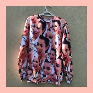 Kim Kardashian Crying Sweatshirt